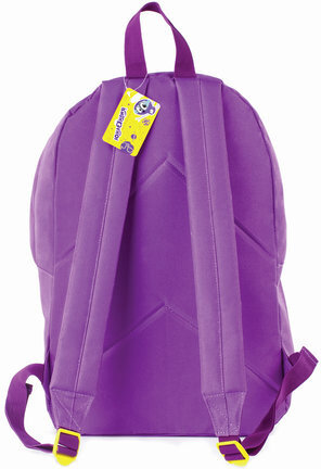 Рюкзак ЮНЛАНДИЯ с брелоком, универсальный, фиолетовый, 44х30х14 см, 227955