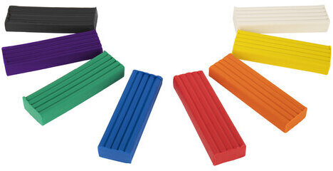 Пластилин классический BRAUBERG KIDS, 8 цветов, 160 г, со стеком, 106501