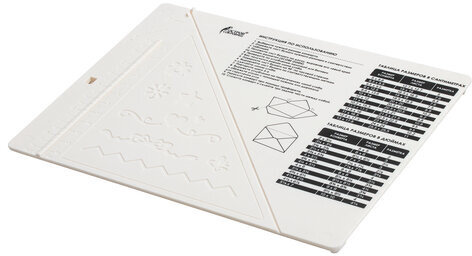 Доска для биговки МАЛАЯ 16х21,5 см и дырокол угла, НАБОР, ОСТРОВ СОКРОВИЩ, 662780