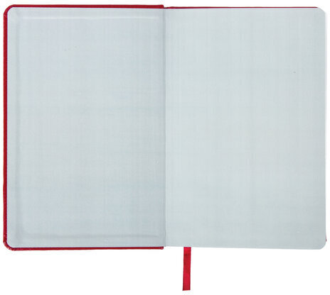 Ежедневник недатированный А5 138х213 мм BRAUBERG "Rainbow" под кожу, 136 л., красный, 111667