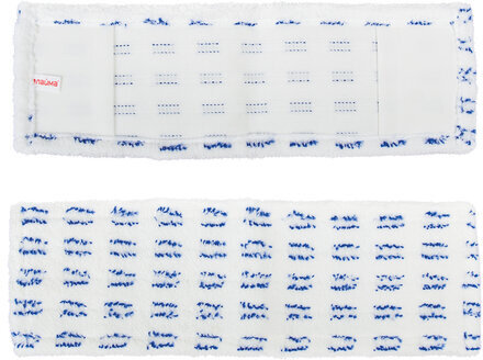 Швабра с флаундером 40 см, телескопический черенок 130 см, резьба 1,6 см, микрофибра/абразив (ТИП К), LAIMA, 601462