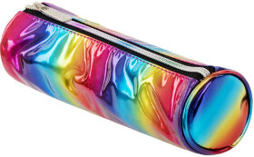 Пенал-косметичка ЮНЛАНДИЯ на молнии, мягкий, &quot;Rainbow&quot;, 22х8 см, 270052