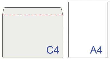 Конверты С4 (229х324 мм), отрывная лента, "Куда-Кому", 100 г/м2, КОМПЛЕКТ 25 шт., BRAUBERG, 121853