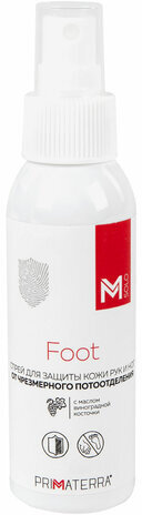 Спрей для рук и ног 100 мл M SOLO FOOT с триклозаном, против пота, 8950