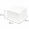 Блок для записей STAFF проклеенный, куб 9х9х5 см, белый, белизна 90-92%, 129196