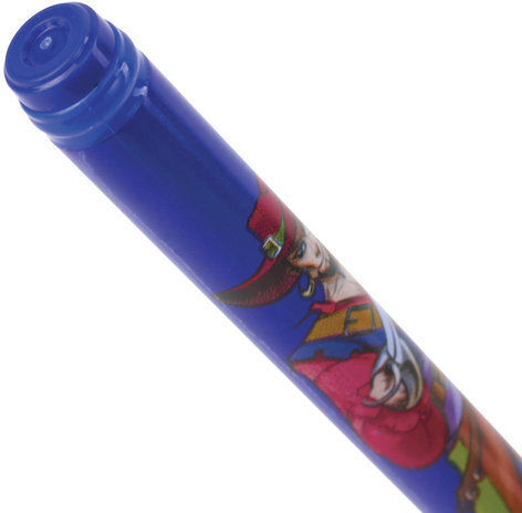 Ручка шариковая BRAUBERG "Корсары", СИНЯЯ, корпус с печатью, узел 0,7 мм, линия письма 0,35 мм, 141538