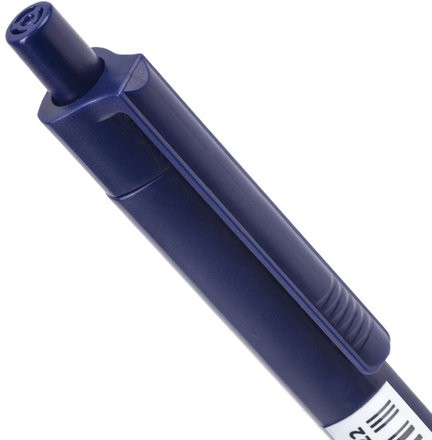 Ручка шариковая масляная автоматическая BRAUBERG "Trios", СИНЯЯ, корпус синий, узел 0,7 мм, линия письма 0,35 мм, 142822