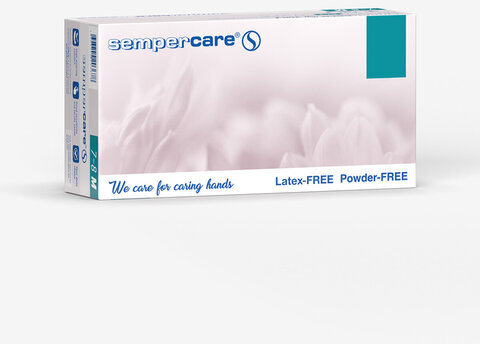 Перчатки нитриловые смотровые КОМПЛЕКТ 100 пар (200 шт.), размер M (средний), S&C, LN303