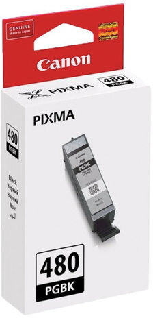 Картридж струйный CANON (PGI-480PGBK), для PIXMA TS704/TS6140, пигмент черный, ресурс 200 страниц, 2077C001