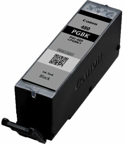 Картридж струйный CANON (PGI-480PGBK), для PIXMA TS704/TS6140, пигмент черный, ресурс 200 страниц, 2077C001