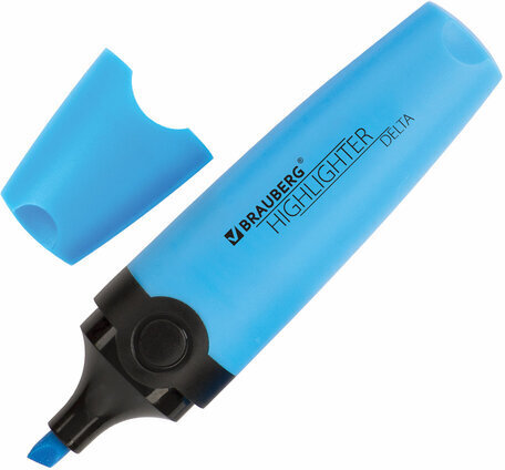 Набор текстовыделителей 12 ЦВЕТОВ на подставке, BRAUBERG "DELTA", линия 1-5 мм, 151737