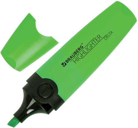Набор текстовыделителей 12 ЦВЕТОВ на подставке, BRAUBERG "DELTA", линия 1-5 мм, 151737