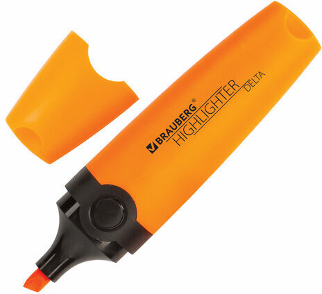 Набор текстовыделителей 12 ЦВЕТОВ на подставке, BRAUBERG "DELTA", линия 1-5 мм, 151737