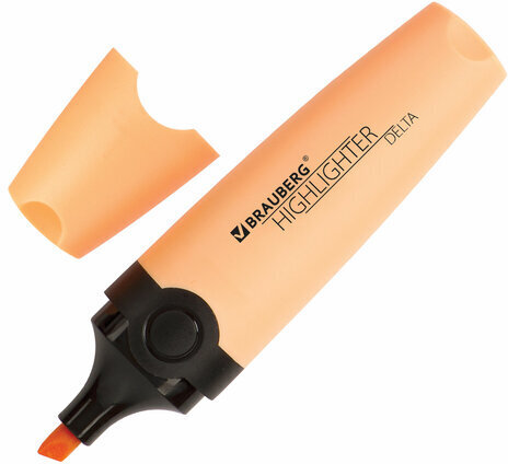 Набор текстовыделителей 12 ЦВЕТОВ на подставке, BRAUBERG "DELTA", линия 1-5 мм, 151737