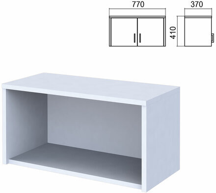 Шкаф-антресоль "Арго", 770х370х410 мм, серый