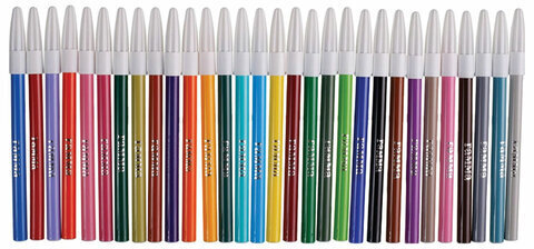 Фломастеры ГАММА "Мультики", 30 цветов, вентилируемый колпачок, картонная упаковка, 180319_08