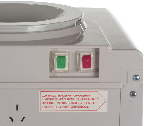 Кулер для воды SONNEN FSE-02, напольный, НАГРЕВ/ОХЛАЖДЕНИЕ ЭЛЕКТРОННОЕ, шкаф, 2 крана, бежевый, 453977