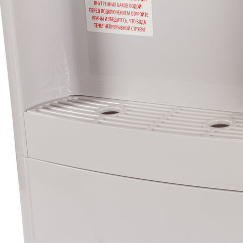 Кулер для воды SONNEN FSE-02, напольный, НАГРЕВ/ОХЛАЖДЕНИЕ ЭЛЕКТРОННОЕ, шкаф, 2 крана, бежевый, 453977