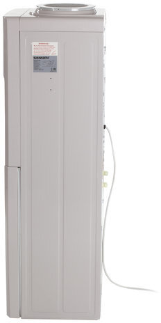 Кулер для воды SONNEN FSE-02, напольный, НАГРЕВ/ОХЛАЖДЕНИЕ ЭЛЕКТРОННОЕ, шкаф, 2 крана, бежевый, 453977