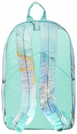Рюкзак BRAUBERG DREAM универсальный с карманом для ноутбука, эргономичный, "Mint marble", 42х26х14 см, 271676