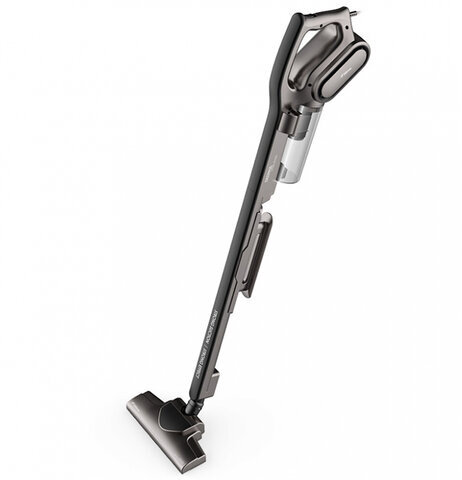 Пылесос вертикальный DEERMA DX700S, 2 в 1, потребляемая мощность 600 Вт, контейнер 0,8 л, черный