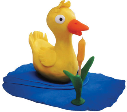 Пластилин на растительной основе (тесто для лепки) ПИФАГОР, 4 цвета, 240 г, пластиковый стакан, 104543