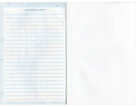 Дневник для музыкальной школы 140х210 мм, 48 л., твердый, BRAUBERG, выборочный лак, справочный материал, "Корнет", 104977