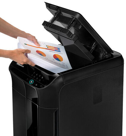 Уничтожитель (шредер) с автоподачей FELLOWES AUTOMAX 350C, 4 уровень секретности, 68 литров, FS-49641