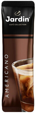 Кофе растворимый порционный JARDIN "3 в 1 Американо", КОМПЛЕКТ 8 пакетиков по 15 г, 1691-10