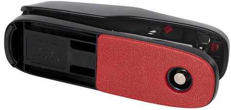 Степлер №24/6, 26/6 BRAUBERG "Extra", до 30 листов, черно-красный, 229085