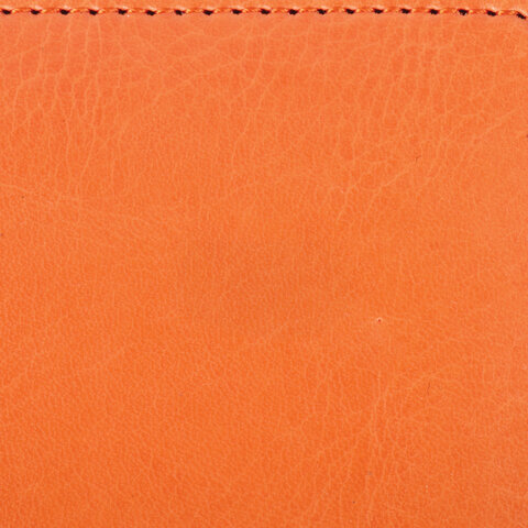 Ежедневник недатированный А5 138х213 мм BRAUBERG "Rainbow" под кожу, 136 л., оранжевый, 111668