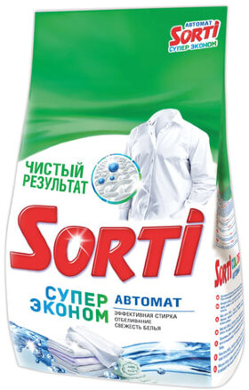 Стиральный порошок-автомат 6 кг, SORTI "Супер Эконом", 734-5