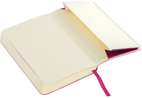 Ежедневник недатированный МАЛЫЙ 100х150 мм А6 BRAUBERG "Metropolis Ultra", под кожу, 160 л., розовый, 113302