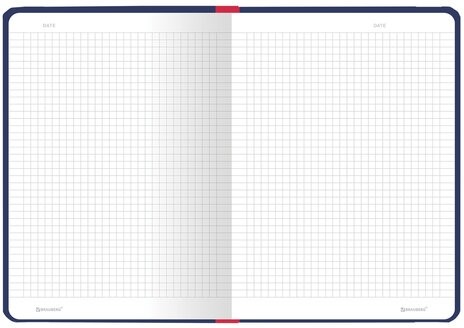 Блокнот с резинкой в клетку 96 л., А5 (145х203 мм), твердая обложка, BRAUBERG, "London", 113720