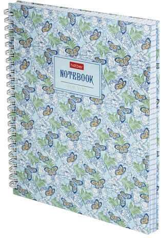 Тетрадь А5, 96 л., HATBER, гребень, клетка, обложка твердая, "В аромате грез", 96Тт5В1гр_24205