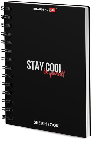 Скетчбук для графики и маркеров, "БРИСТОЛЬ" 200 г/м2, 148х210 мм, 30 л., ГРЕБЕНЬ, BRAUBERG ART, 115108