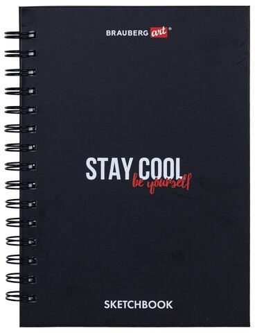 Скетчбук для графики и маркеров, "БРИСТОЛЬ" 200 г/м2, 148х210 мм, 30 л., ГРЕБЕНЬ, BRAUBERG ART, 115108