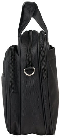 Сумка-портфель BRAUBERG с отделением для ноутбука 15-16", "Quantum", 2 отделения, черная, 41х31х15 см, 240508