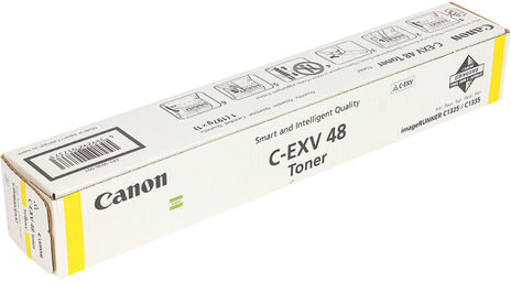 Тонер CANON C-EXV48Y iR C1325iF/1335iF, желтый, оригинальный, ресурс 11500 стр., 9109B002