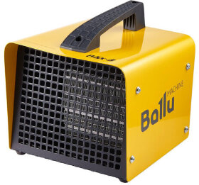 Тепловая пушка электрическая BALLU BKX-3, 2000 Вт, 220 В, терморегулятор, прямоугольная, желтая, НС-1013525