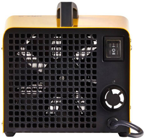 Тепловая пушка электрическая BALLU BKX-3, 2000 Вт, 220 В, терморегулятор, прямоугольная, желтая, НС-1013525