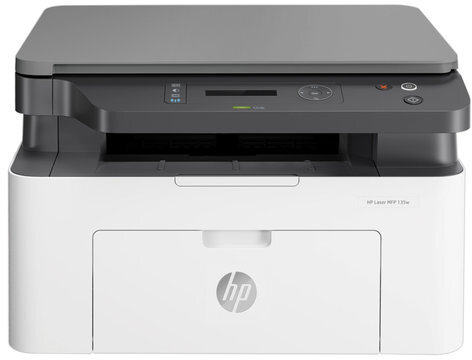 МФУ лазерное HP Laser 135w "3 в 1", А4, 20 стр./мин, 10000 стр./мес., Wi-Fi, 4ZB83A