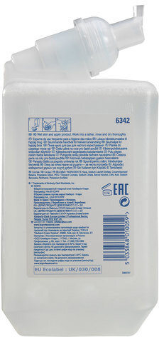 Картридж с пенным мылом одноразовый SCOTT "Control", 1 л, прозрачный, диспенсер 601541, АРТ. 6342
