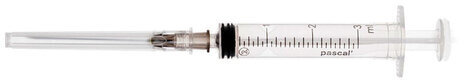 Шприц 3-х компонентный PASCAL, 3 мл, КОМПЛЕКТ 10 шт., в коробке, игла 0,7х40 - 22G, 120307