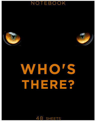 Тетрадь А5 48 л., ПЗБМ, скоба, клетка, матовая ламинация, брайль 3D, вырубка, "Кто это" (5 видов), 25045