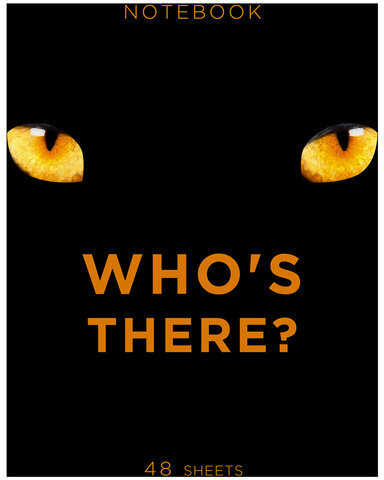 Тетрадь А5 48 л., ПЗБМ, скоба, клетка, матовая ламинация, брайль 3D, вырубка, "Кто это" (5 видов), 25045