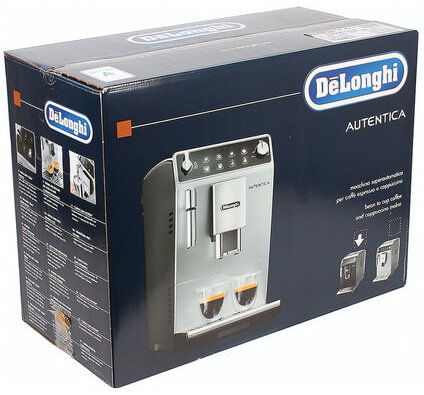 Кофемашина DELONGHI ETAM 29.510.B, 1450 Вт, объем 1,4 л, емкость для зерен 200 г, ручной капучинатор, черная, ETAM29.510.B
