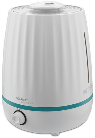 Увлажнитель SCARLETT SC-AH986M20, объем бака 4 л, 23 Вт, арома-контейнер, белый