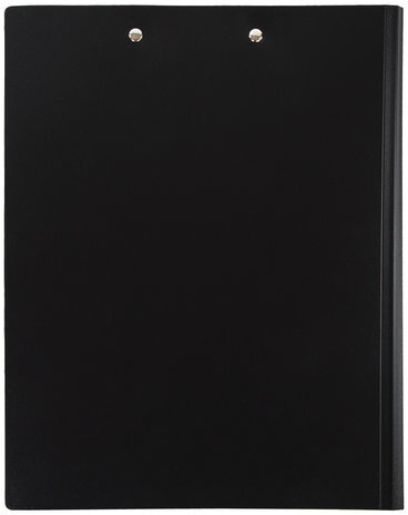 Папка-планшет BRAUBERG "Стандарт", А4 (310х230 мм), с прижимом и крышкой, пластик, черная, 0,9 мм, 221646