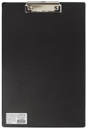 Доска-планшет BRAUBERG "Comfort" с прижимом А4 (230х350 мм), картон/ПВХ, РОССИЯ, ЧЕРНАЯ, 222657